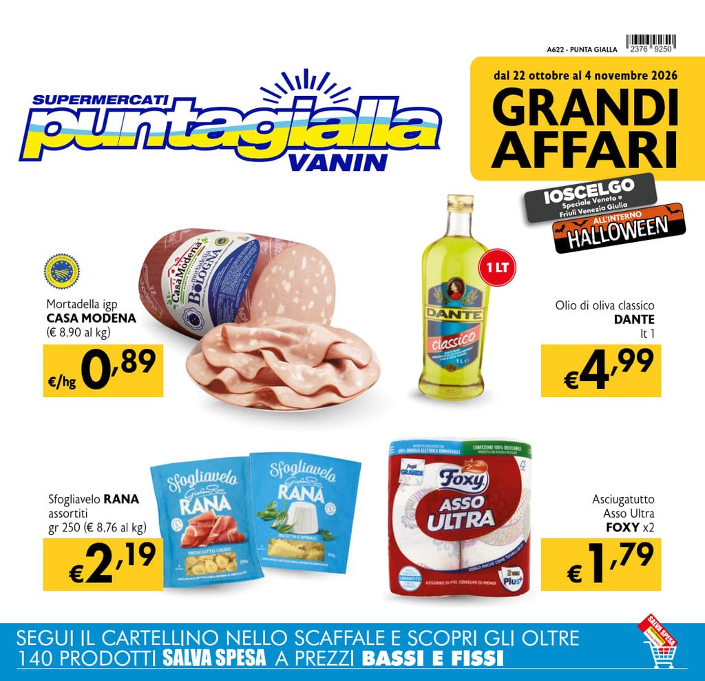 Prima pagina – VOLANTINO DAL 22-10-2026